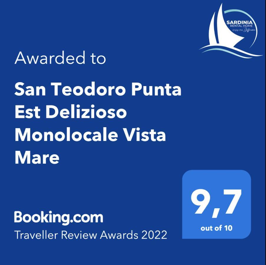 San Teodoro Punta Est Delizioso Monolocale Vista Mare Apartment Exterior foto